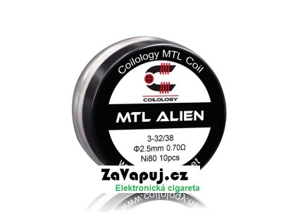 Předmotané spirálky Coilology MTL Series - MTL Alien Ni80 (0,7ohm) (10ks)
