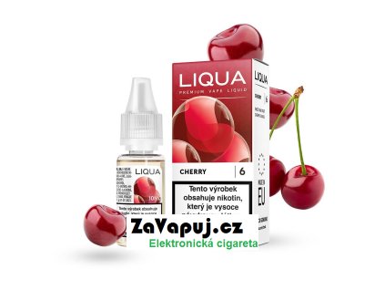 Liquid LIQUA Cherry (Třešeň) 10ml 0mg