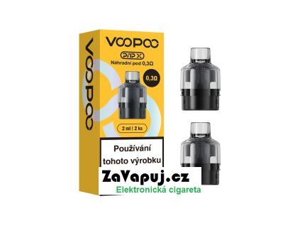 Cartridge VooPoo PnP-X 2ks 2ml 0,3ohm