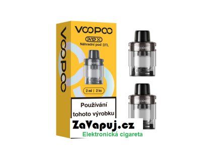 Cartridge VooPoo PnP-X DL prázdná 2ml Grey 2ks
