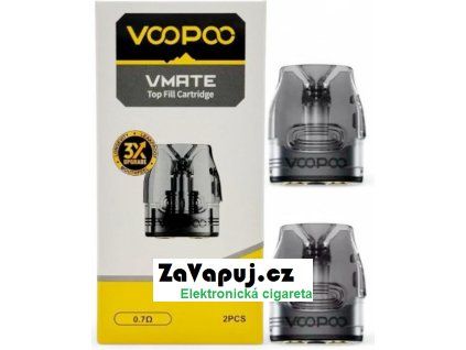 voopoo vmate top fill cartridge 07ohm 2ml 2pack