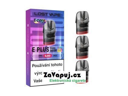 Cartridge Lost Vape E-Plus Dual Mesh Pod 2ml 0,6ohm 3ks