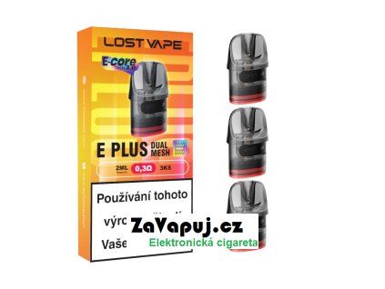 Cartridge Lost Vape E-Plus Dual Mesh Pod 2ml 0,3ohm 3ks