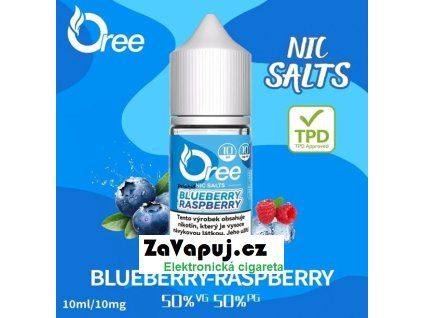 liquid oree salt blueberry raspberry boruvka a malina 10ml 10mg