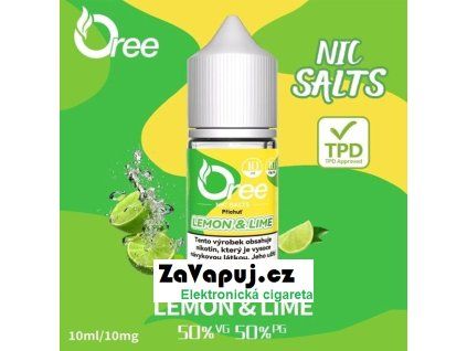 liquid oree salt lemon lime citron a limetka 10ml 10mg