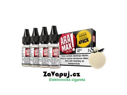 Liquid Aramax Vanilla Max (Vanilka) 4x10ml 6mg