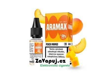 Liquid Aramax Salt Peach Mango (Broskev a mango) 10ml 20mg