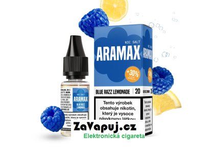 Liquid Aramax Salt Blue Razz Lemonade (Limonáda z modré maliny) 10ml 10mg