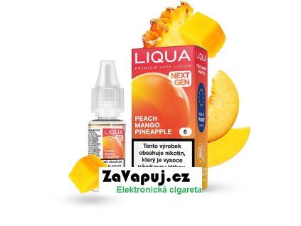 Liquid LIQUA Peach Mango Pineapple (Mango, ananas a broskev) 10ml 6mg