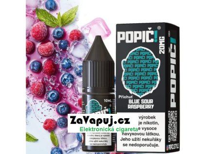 liquid popic salt blue sour raspberry 10ml 20mg
