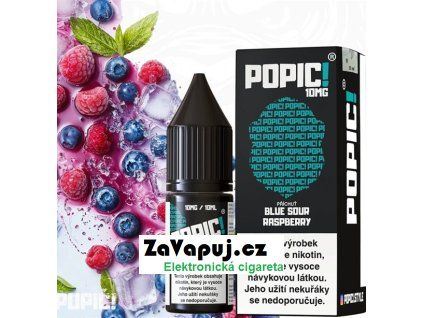 liquid popic salt blue sour raspberry 10ml 10mg