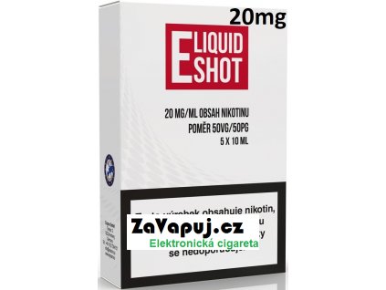 5 x 10 ml E-Liquid Shot Booster 50/50 20 mg/ml
