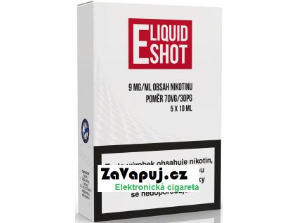 5 pack E Liquid Shot Booster 30PG70VG 9 mgml