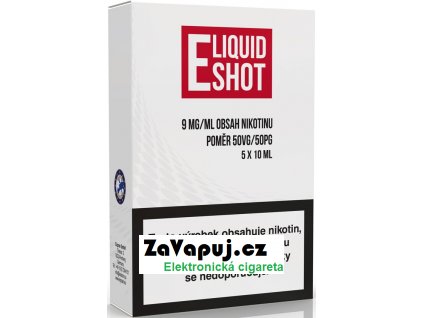 5 pack E Liquid Shot Booster 50PG50VG 9 mgml