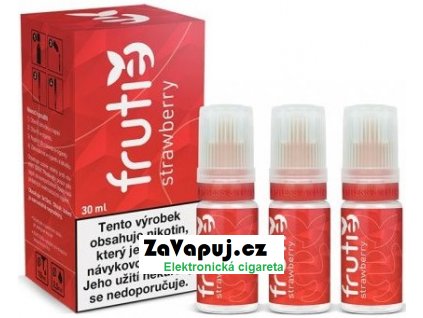E liquid Frutie Jahoda (Strawberry) 30ml
