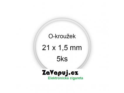 Sada O kroužků těsnění 21x1,5 mm (5ks)