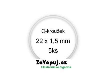 Sada O kroužků těsnění 22x1,5 mm (5ks)