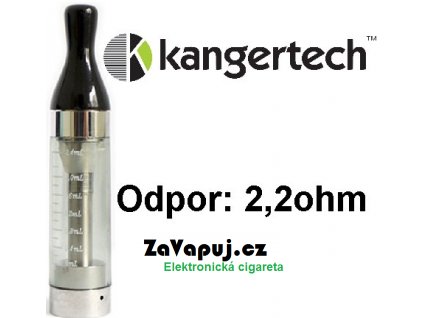 Kangertech CC/T2 clearomizer 2,4ml 2,2ohm Black