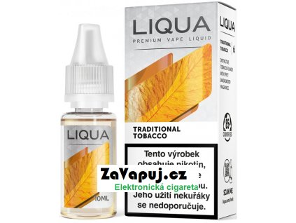 Liquid LIQUA CZ Elements Traditional Tobacco 10ml-12mg (Tradiční tabák)