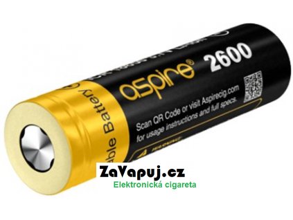 aSpire ICR baterie typ 18650 2600mAh 20A/40A