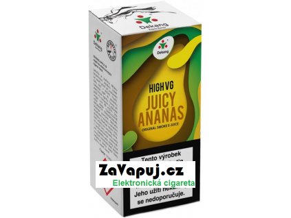 Liquid Dekang High VG Juicy Ananas 10ml - 3mg (Šťavnatý ananas)