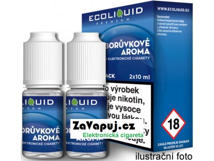 Liquid Ecoliquid Premium 2Pack Blueberry 2x10ml - 18mg (Borůvka)