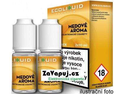 Liquid Ecoliquid Premium 2Pack Honey 2x10ml - 12mg (Med)