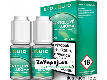 Liquid Ecoliquid Premium 2Pack Menthol 2x10ml - 20mg