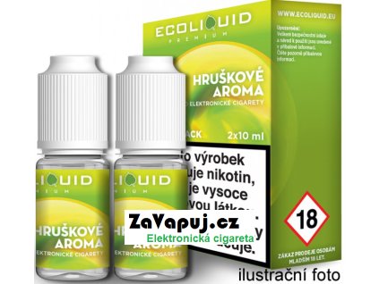 Liquid Ecoliquid Premium 2Pack Pear 2x10ml - 18mg (Hruška)