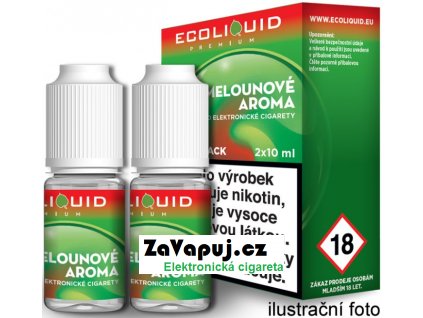 Liquid Ecoliquid Premium 2Pack Watermelon 2x10ml - 3mg (Vodní meloun)