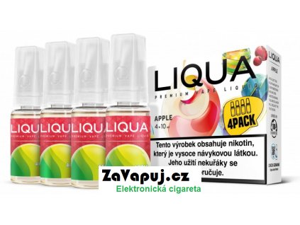 liquid liqua elements 4pack apple 4x10ml 6mg jablko
