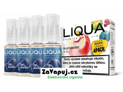 Liquid LIQUA CZ Elements 4Pack Blackberry 4x10ml-3mg (ostružina)