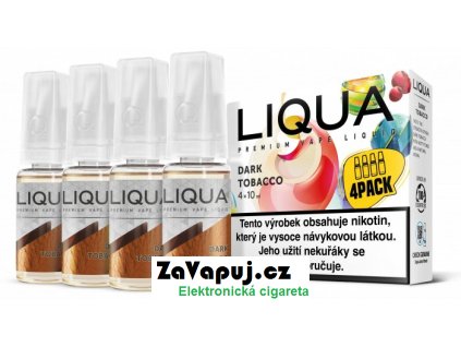 Liquid LIQUA CZ Elements 4Pack Dark tobacco 4x10ml-3mg (Silný tabák)