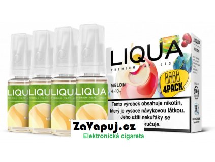 Liquid LIQUA CZ Elements 4Pack Melon 4x10ml-6mg (Žlutý meloun)
