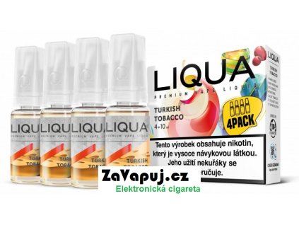 Liquid LIQUA CZ Elements 4Pack Turkish tobacco 4x10ml-12mg (Turecký tabák)