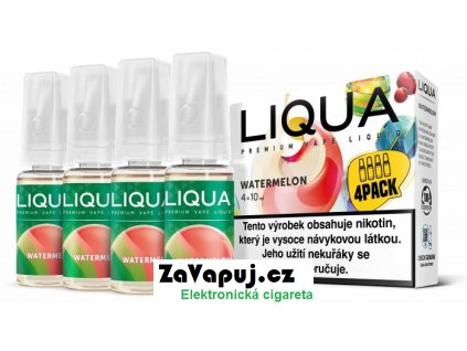Liquid LIQUA Watermellon (Vodní meloun) 4x10ml 3mg