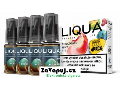 Liquid LIQUA CZ MIX 4Pack Chocolate Mint 10ml-3mg