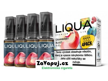 Liquid LIQUA CZ MIX 4Pack Cranberry Blast 10ml-3mg