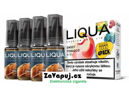 Liquid LIQUA CZ MIX 4Pack Sweet Tobacco 10ml-6mg