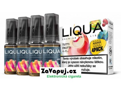 Liquid LIQUA CZ MIX 4Pack Tutti Frutti 10ml-3mg