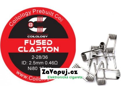 coilology fused clapton predmotane spiralky ni80 046ohm 10ks