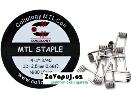 coilology mtl staple predmotane spiralky ni80 068ohm 10ks