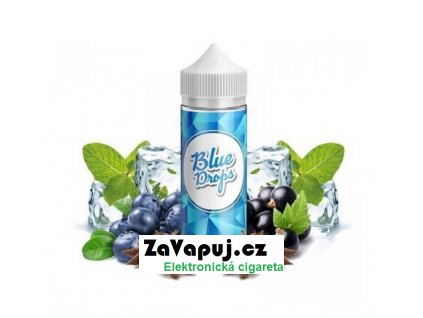 Příchuť Infamous Drops Shake and Vape Blue Drops (Modré bobule s anýzem a mentolem) 20ml