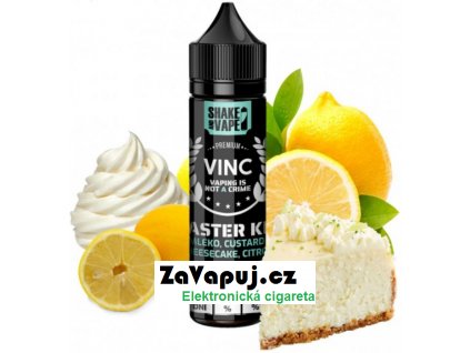Příchuť VINC Shake & Vape Master Key (Tvarohový cheesecake, smetana a citron) 10ml