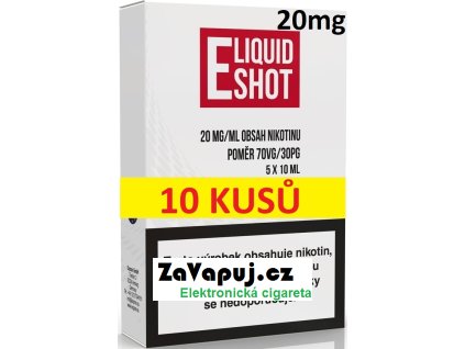 Booster báze E-Liquid Shot Dripper (70VG/30PG) 20mg / 5x10ml | 10ks