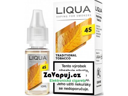 Liquid LIQUA CZ 4S Traditional Tobacco 10ml-20mg