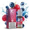liquid x4 bar juice boruvka a malina blue sour raspberry 10ml 20mg