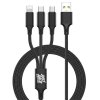 Dobíjecí kabel 3v1 Just Juice (Černý)