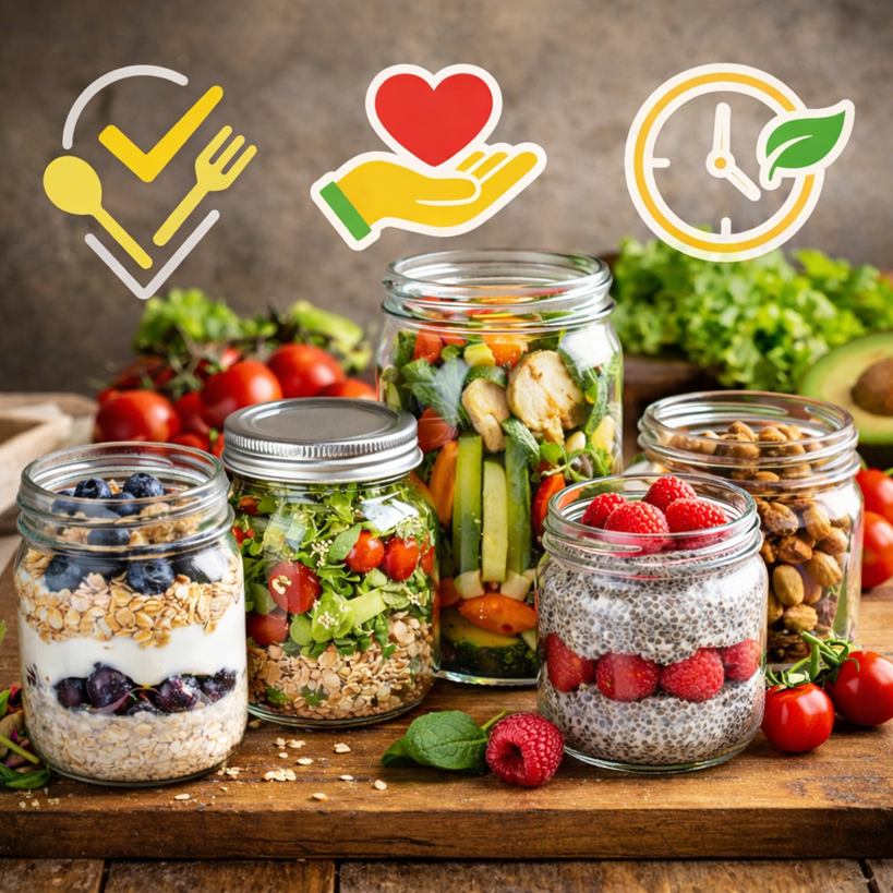 Dieta chytře a přehledně: proč jsou dietní potraviny ve sklenicích ideální volba