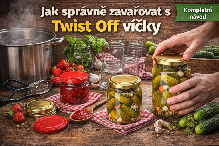 Jak zavařovat s víčky Twist Off – kompletní návod krok za krokem